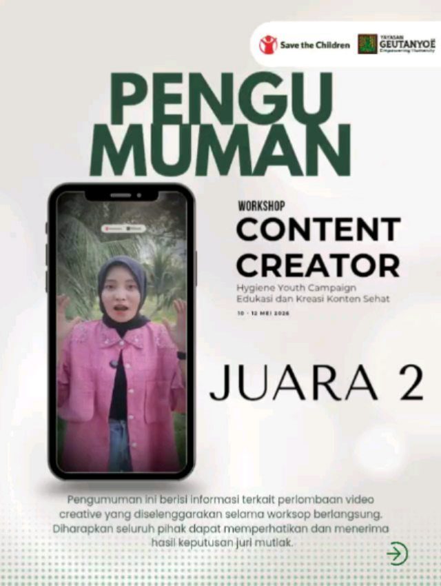 Instagram post from geutanyoefoundation. This post is in position 2.